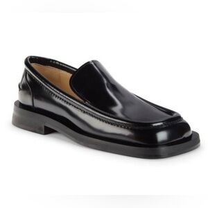 Proenza Schouler Square Toe Patent Leather Loafers